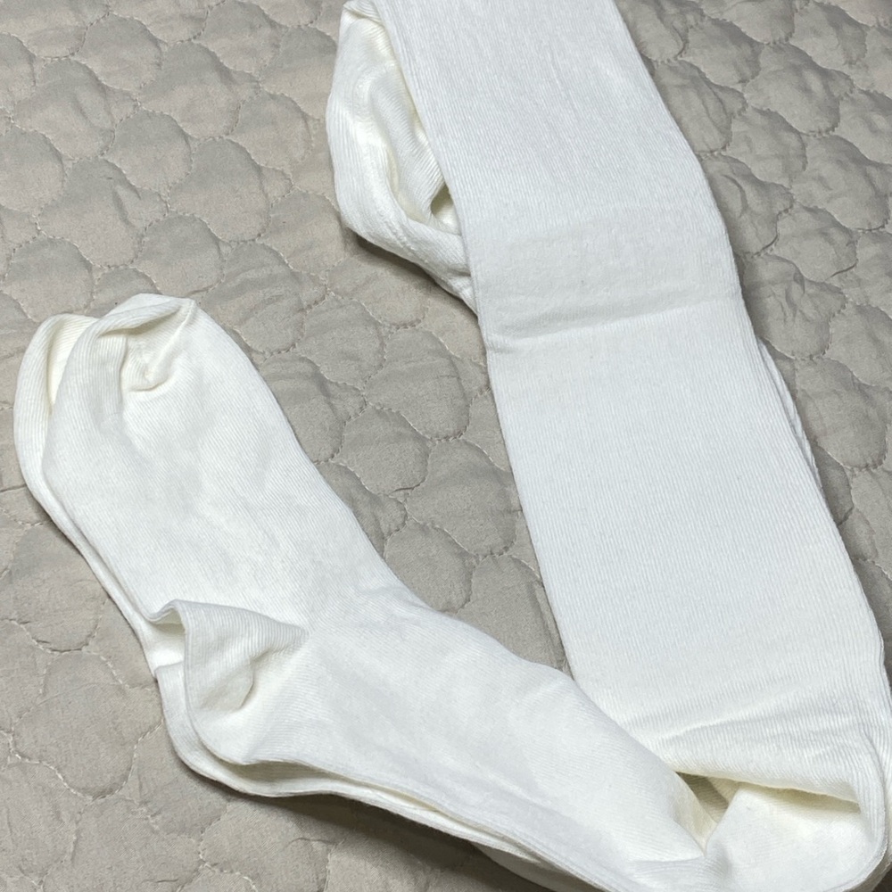 Gymboree Girl Tights New Size 10-12 Ivory